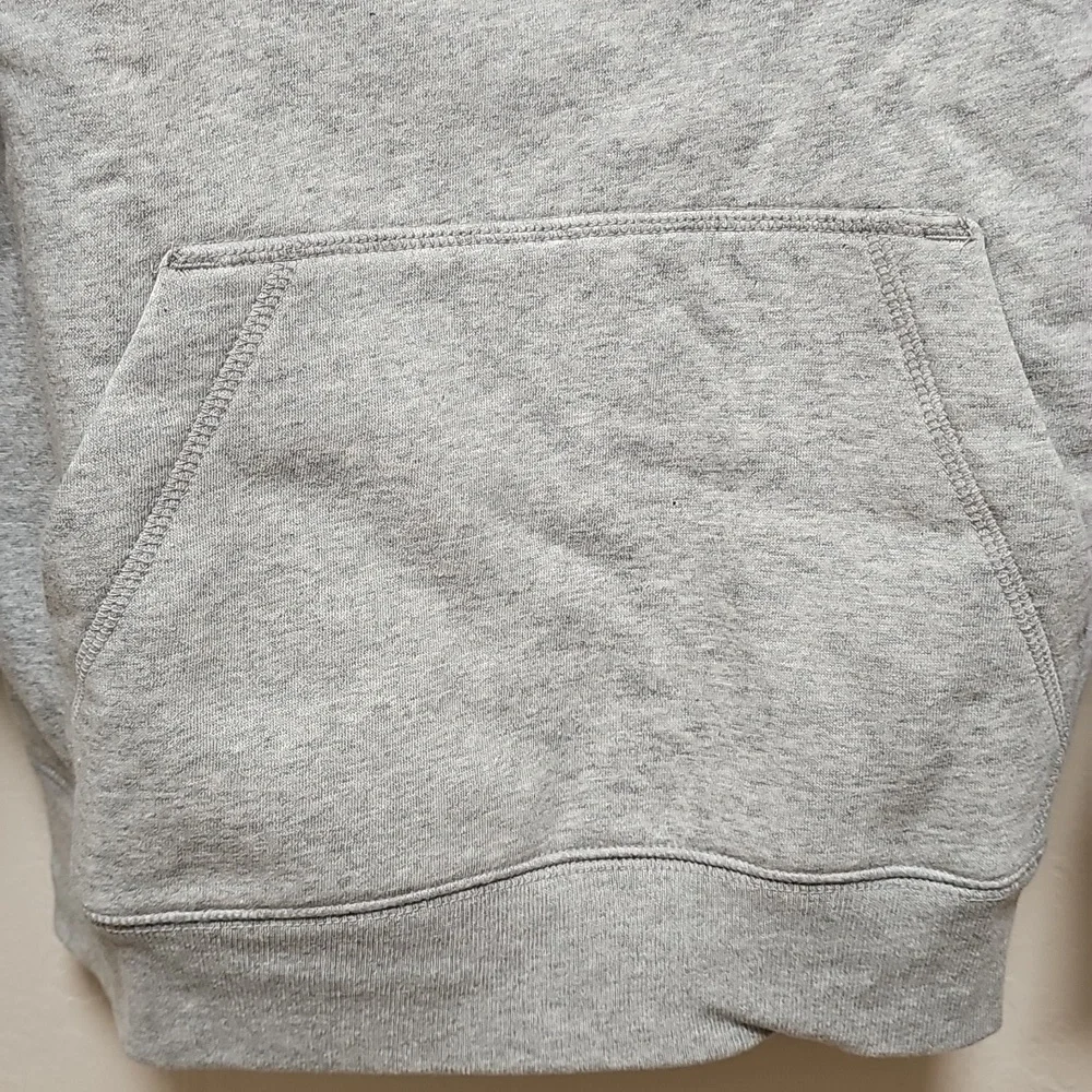 GAP‎ Kids Heather Gray Hoodie with Dark Blue Accents